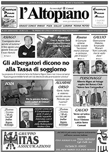 Giornale l'Altopiano 19 luglio