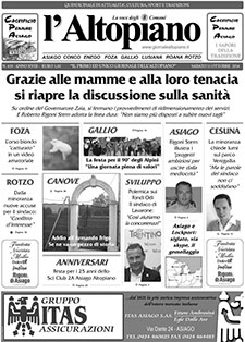 Giornale l'Altopiano 11 ottobre