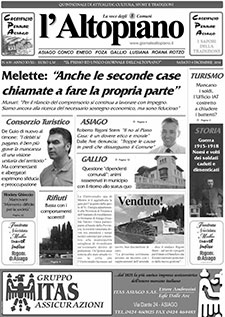 Giornale l'Altopiano 22 novembre