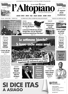 Giornale l'Altopiano 30 gennaio 2016