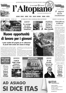 Giornale l'Altopiano 2 luglio 2016 Giornale l'Altopiano 2 luglio 2016