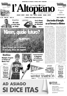 Giornale l'Altopiano 9 febbraio 2019 