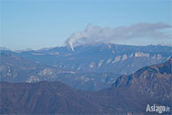 The pillar of fire as seen from the 12/28/2015 Asiago funo Zevola