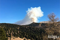 Das Feuer des 28.12.2015 in Val Renzola und Portule