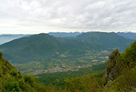 Vista della Pianura da Bocchetta Paù