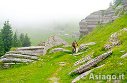 Spettacolari formazioni rocciose del monte Fior