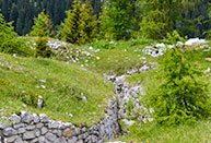 Restored trenches in good condition