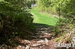 Ultimissimi gradini della Calà del Sasso