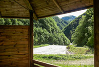 Vista dal ristoro in Loc. Bessele