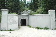 Accesso al Forte Campolongo