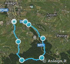 Itinerario Contrade a Sud di Asiago