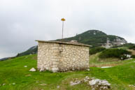 Biwak in der Nähe der Kreuzung Italien