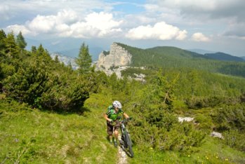 sentiero impegnativo verso la cima