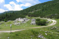 Die Denkmäler auf dem Weg von Erzherzog Eugene