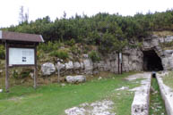 The entrance to the galleria cableway