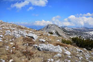 Die typische Landschaft der Cima Portule