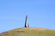 The monument to the Fallen freedom Unknown on Monte Corno