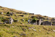 Mountain biking in the unique landscapes of Monte Corno