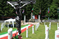 Italienische Weltkrieg Friedhof am Val Magnaboschi