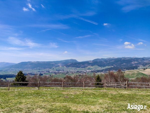 das Panorama von der Malga Campo Costalunga