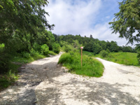 Route auf der Road Road Malga Verde