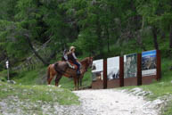 Riding In Front Of Placards Ecomuseo Grande Guerra