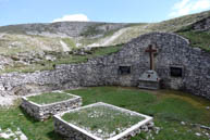 Campigoletti Friedhof am Mount Campigoletti