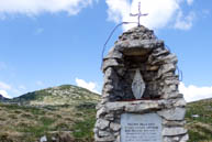 Votiv-Denkmal in Rückkehr aus Caldiera