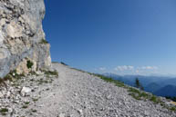 Wonderful panoramic view from the trail