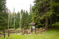 Friedhof Sassari Brigade von oben