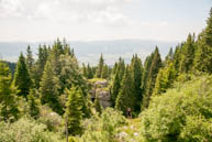 Panoramablick und Ridge