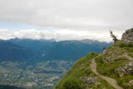 Sentiero con Panorama Valdassa