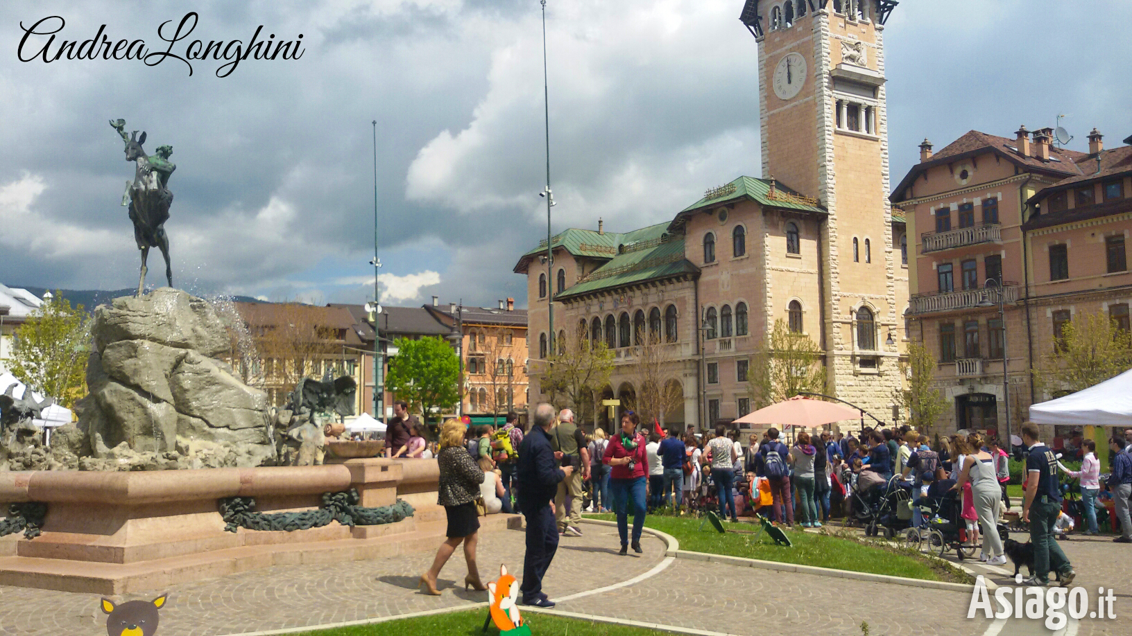 Piazza Carli Märchen Andrea Fotos bei Asiago Longhini