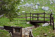 Trenches and communication trenches near the cemetery of the Sassari Brigade