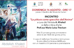 "THE PITTURA COME SOURCE OF ANIMA" - Treffen mit dem Künstler Abdallah Khaled und der Kunstkritikerin Maria Luisa Trevisan in Asiago - 16. August 2020
