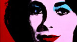 Ritratto di Liz Taylor da parte di Andy Warhol