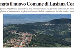 He was born the new municipality of Lusiana Conco