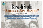 Borsa di studio Amelia e Nino Sandri  21^ edizione