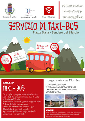 Bus navetta Gallio - Sentiero del Silenzio Bus navetta Gallio - Sentiero del Silenzio