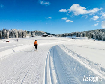 Campolongo piste fondo sciatrice neve fb