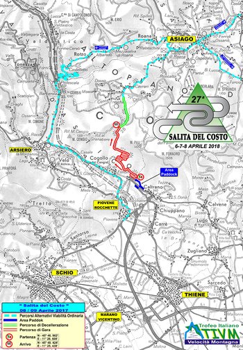 Cartina viabilita ordinaria rally del costo 2018