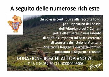 cc donazioni altopiano