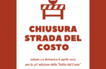 Vorübergehende Sperrung der Strada Statale del Costo für die 32. Ausgabe der "Salita del Costo" - 5. und 6. April 2025