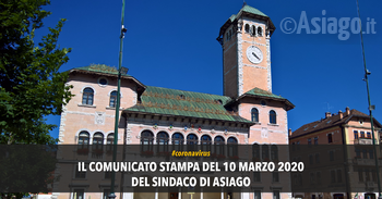 Comunicato Coronavirus Asiago