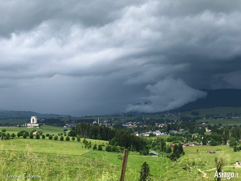 Conca Asiago con maltempo