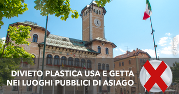 Divieto plastica monouso ad Asiago