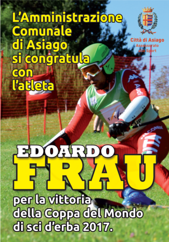 Edoardi Frau vince la Coppa del Mondo di sci d'erba