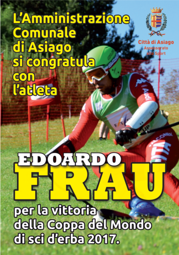 Edoardi Frau vince la Coppa del Mondo di sci d'erba Edoardi Frau vince la Coppa del Mondo di sci d'erba