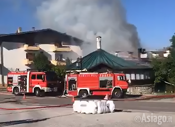 Incendio a Gallio del 13 giugno 2019