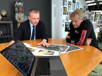 Incontro del sindaco Roberto Rigoni Stern con Renzo Rosso su riqualificazione Parco Millepini di Asiago Incontro del sindaco Roberto Rigoni Stern con Renzo Rosso su riqualificazione Parco Millepini di Asiago